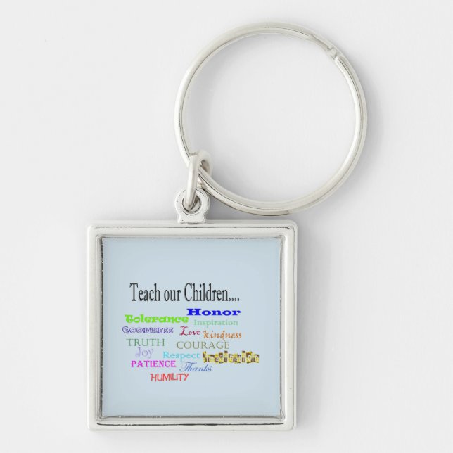 Teach our Children Keychain (Front)