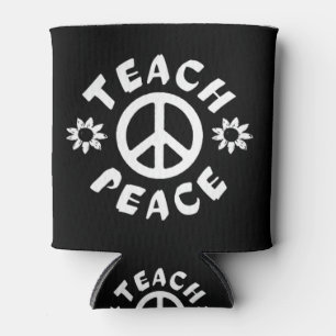 Teach Peace Can Cooler