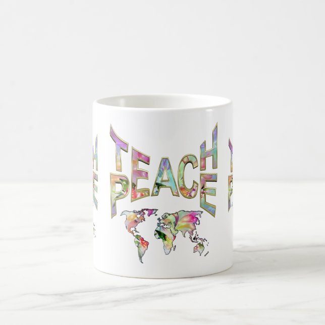 Teach Peace Coffee Mug (Center)