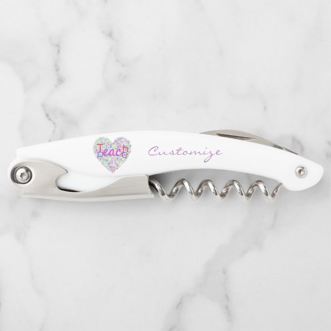 Teach Peace Heart Thunder_Cove Corkscrew (Front)
