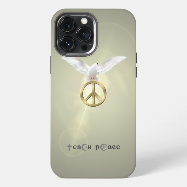 Teach Peace | iPhone Case (Back)