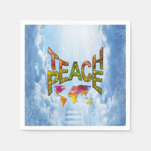 Teach Peace Napkin