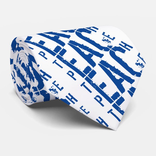 Teach Peace Tie (Rolled)