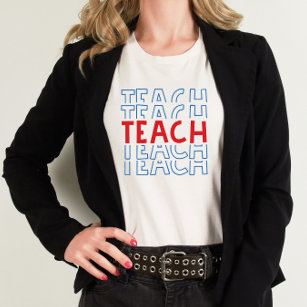 Teach Red and Blue T-Shirt