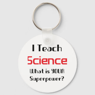 Teach science keychain