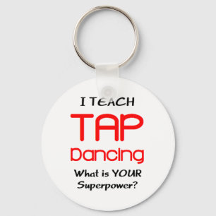 teach tap dance keychain