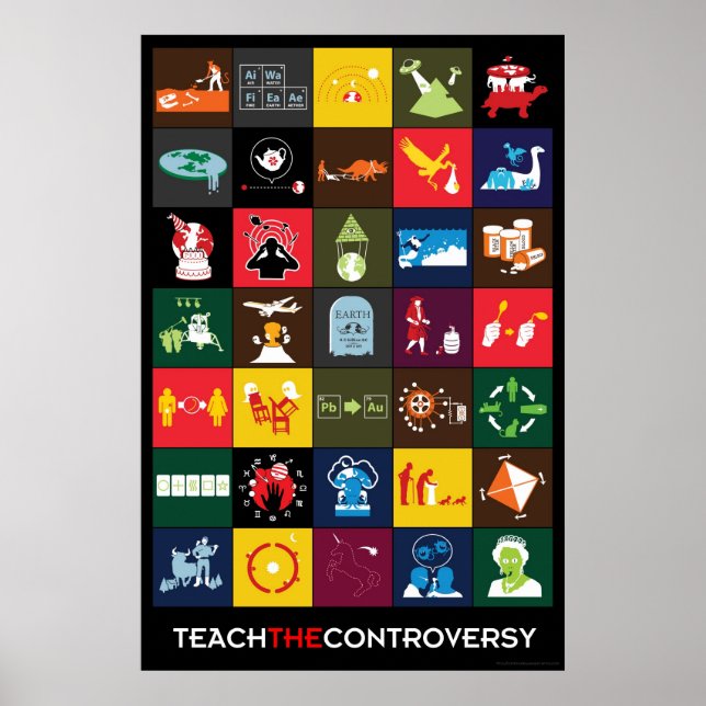 Teach the Controversy Poster (Front)