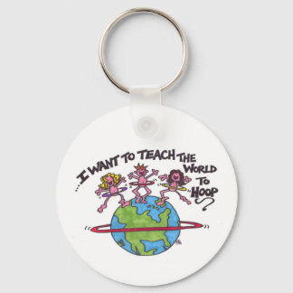 Teach the World Keychain