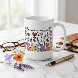 Teach them Love them Teacher Appreciation Coffee Mug