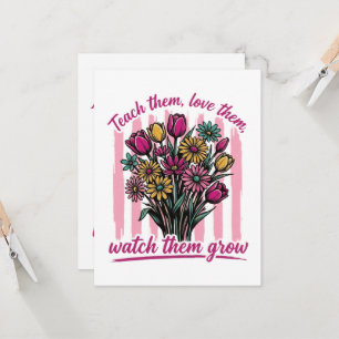 teach them love them watch them grow invitation