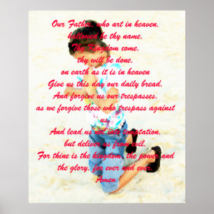 Teach us to pray...... poster