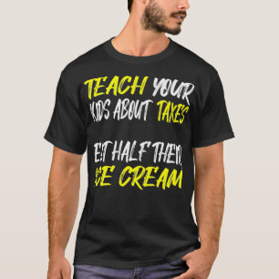 Teach your Kids About Taxes Accountant CPA Tax Sea T-Shirt