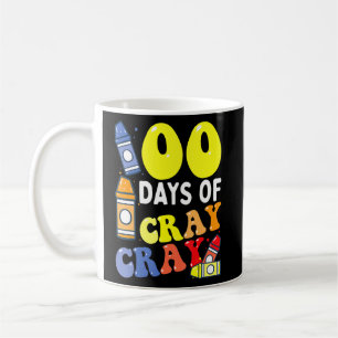 Teacher 100 Days Cray Cray 100th Day Of School Boy Coffee Mug