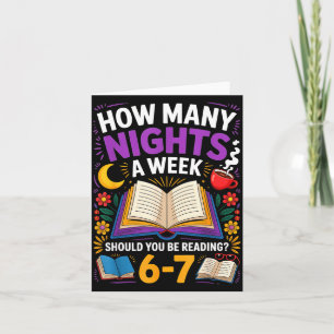 Teacher 67 How Many Nights A Week Should You Be Re Card