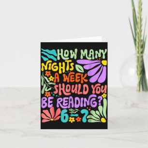 Teacher 67 How Many Nights A Week Should You Be Re Card