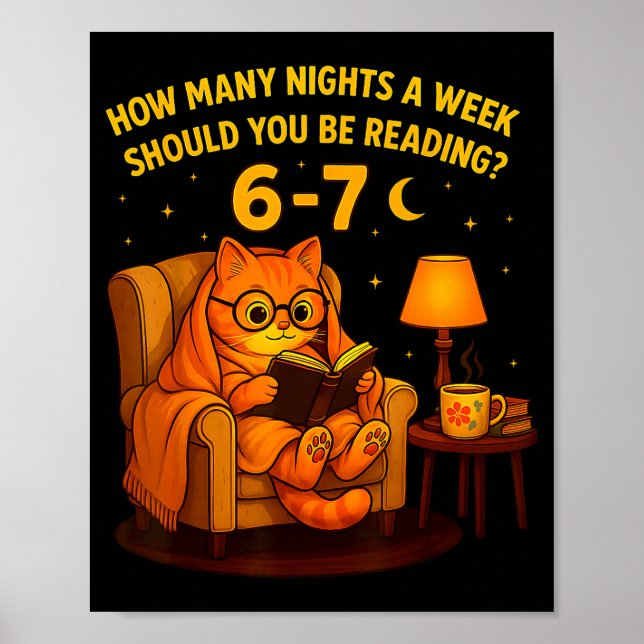 Teacher 67 How Many Nights A Week Should You Be Re Poster (Front)
