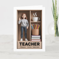 Teacher Action Figure AI Boxed Doll Style 