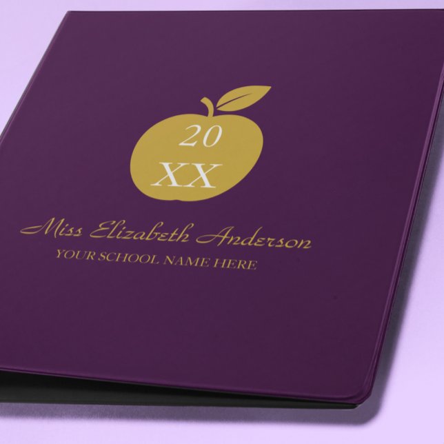 Teacher Apple Graduation Binder (Creator Uploaded)