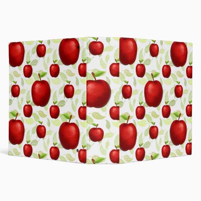 Teacher Apple Tree Patterns Preschool Art Teacher  Binder (Background)