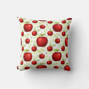 Teacher Apple Tree Patterns Preschool Art Teacher  Throw Pillow