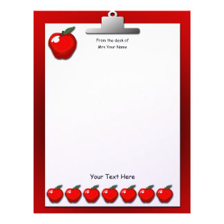 Apple Letterhead, Custom Apple Letterhead Templates