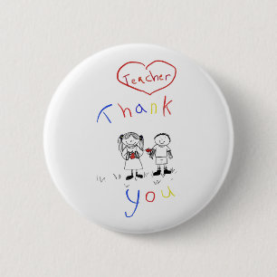 Teacher appreciation 2 inch round button