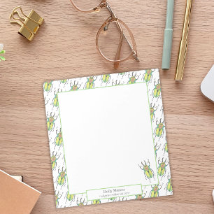 Teacher Appreciation Beetles Notepad