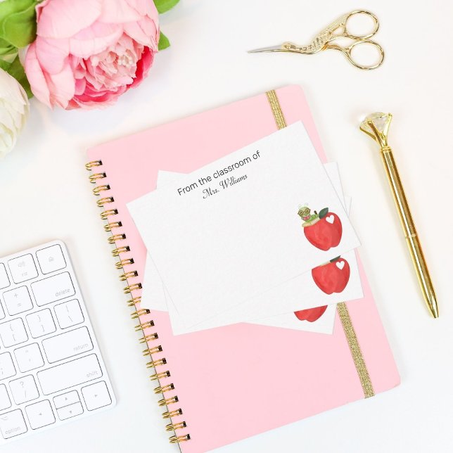 Teacher Appreciation Bookworm Apple Classroom Gift Card (Creator Uploaded)