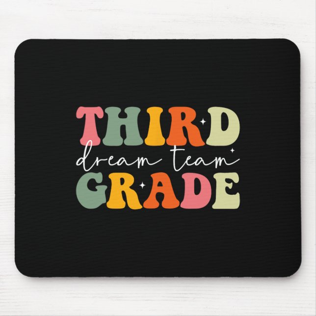 Teacher Appreciation Byck To School Third Grade Dr Mouse Pad (Front)