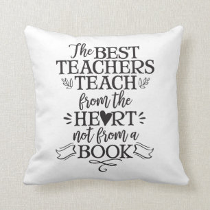 Teacher Appreciation Class Gift Idea Thank You Throw Pillow