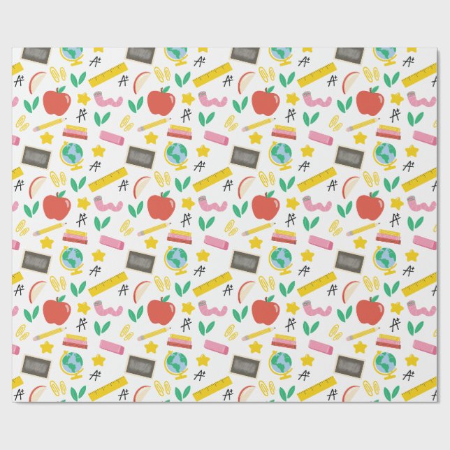 Teacher Appreciation Classroom Wrapping Paper (Flat)