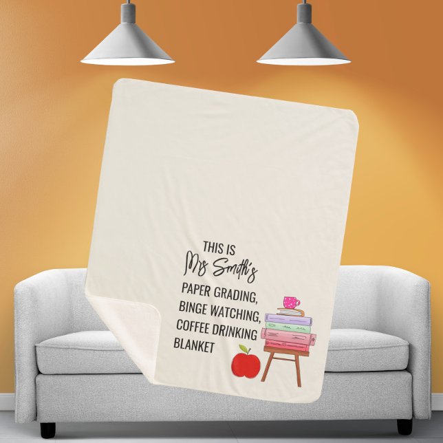 Teacher appreciation cozy blanket gift (Creator Uploaded)