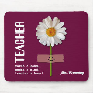 Teacher Appreciation Custom Name Gift Mouse Pad