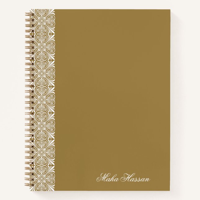 Teacher Appreciation | Custom Name Gift Notebook (Front)