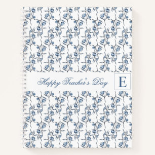 Teacher Appreciation Custom Name Gift Notebook