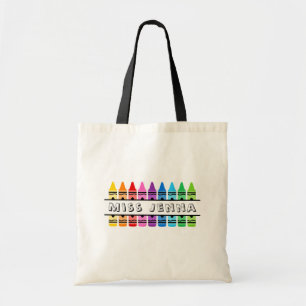 Teacher Appreciation Custom Name Tote Bag
