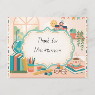 Teacher Appreciation Customizable Classroom Frame Postcard