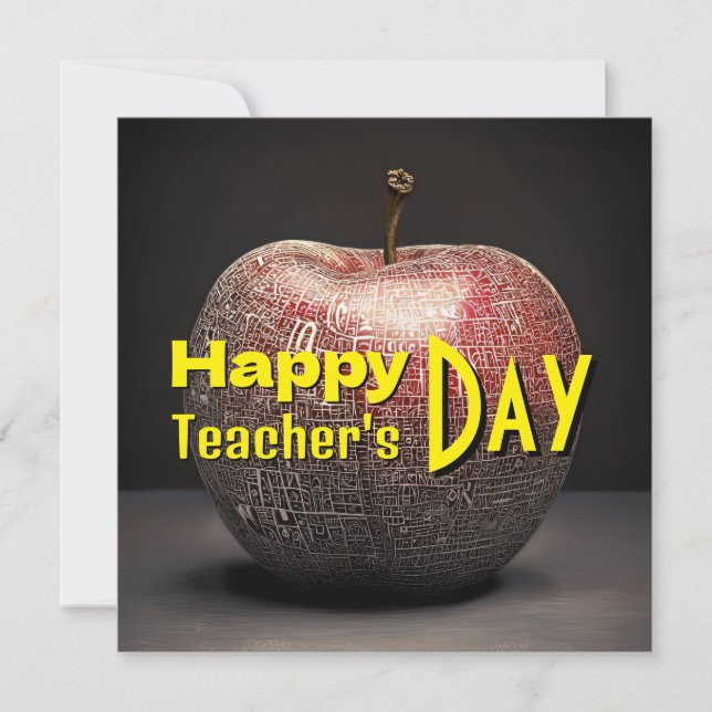 Teacher Appreciation Day Card (Front)