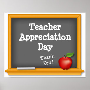 Teacher Appreciation Day, Thank You! Poster