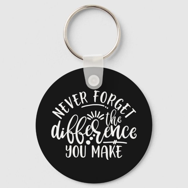 Teacher Appreciation Design Idea Keychain (Front)