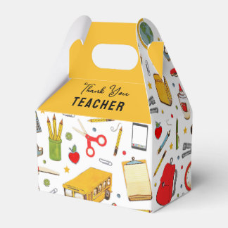 Teacher Appreciation Favor Box