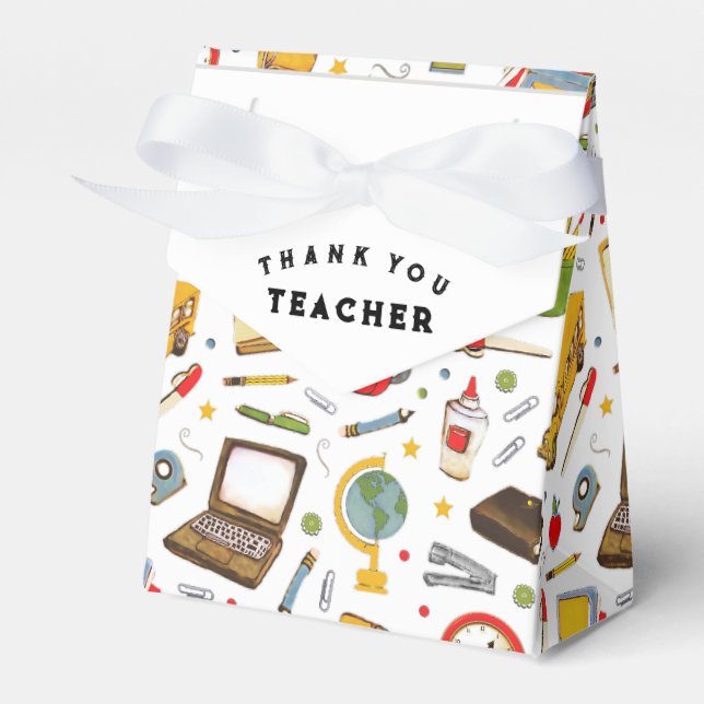 Teacher Appreciation Favor Box (Front Side)