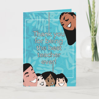 Teacher Appreciation for Her Thank You Card