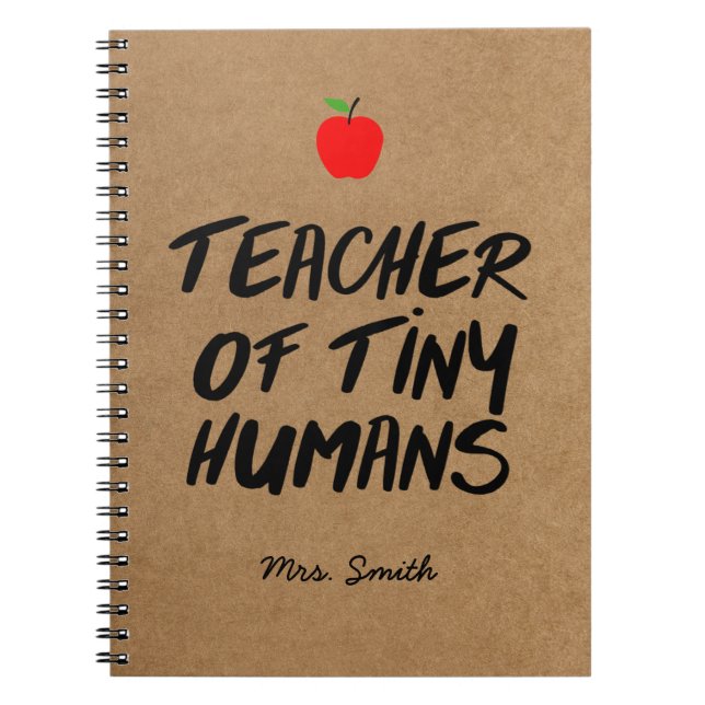 Teacher Appreciation Funny Quote Notebook (Front)