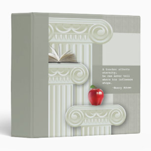 Teacher Appreciation Gift  Binder