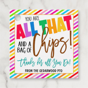 Christmas Thank You Appreciation Gift Tags