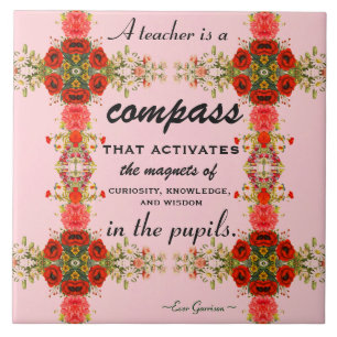 Teacher Appreciation Gift Teacher Quote Tile