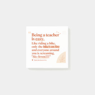 Teacher Appreciation Gifts & Cute School Designs Post-it Notes