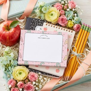 Teacher appreciation Letters Pattern  Post-it Notes