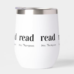 Teacher Appreciation Name Modern Minimal Read Gift